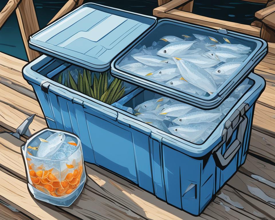 Keep Fish Frozen in a Cooler