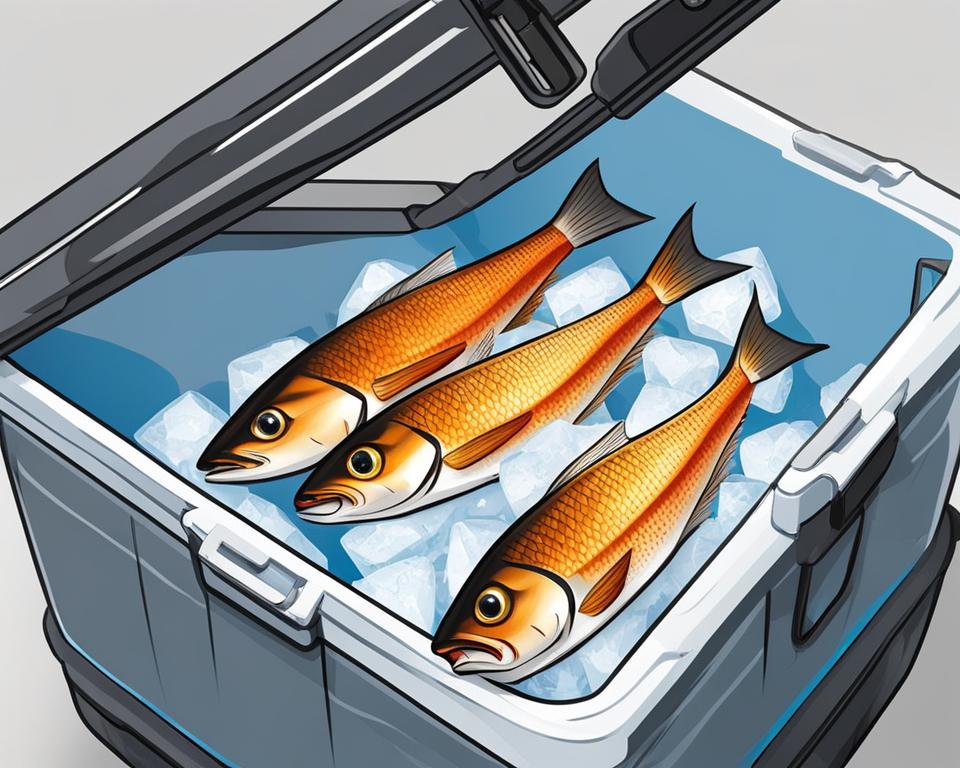 Keep Fish Frozen in a Cooler