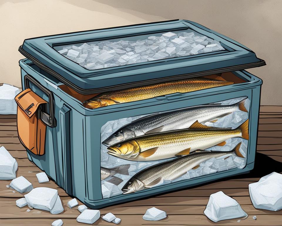 cooler storage for fish Keep Fish Frozen in a Cooler